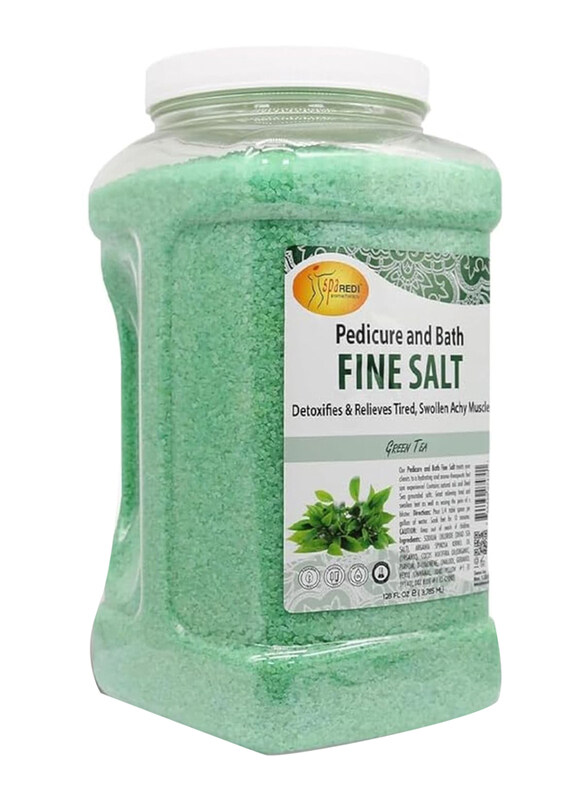 

SpaRedi Green Tea Pedicure & Bath Fine Salt, 1 Gallon