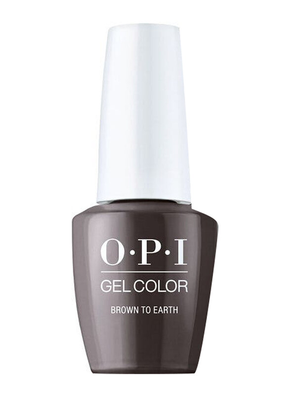 

OPI GelColor Nail Polish, 15ml, Brown To Earth, Dark Brown