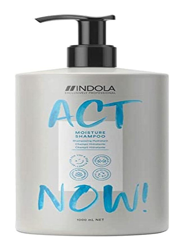 

Indola Act Now Moisture Shampoo with Aloe Vera Leaf Extracts, 1000ml