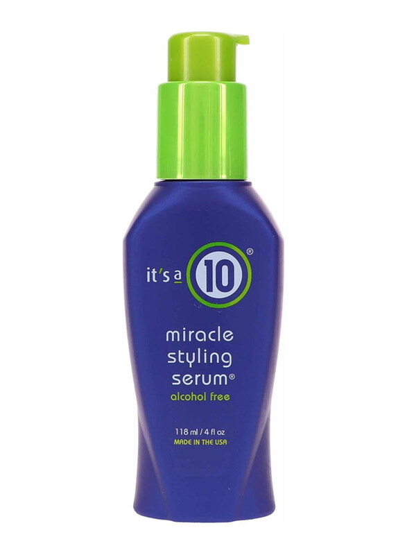 

It's a 10 Haircare Miracle Styling Serum, 4oz