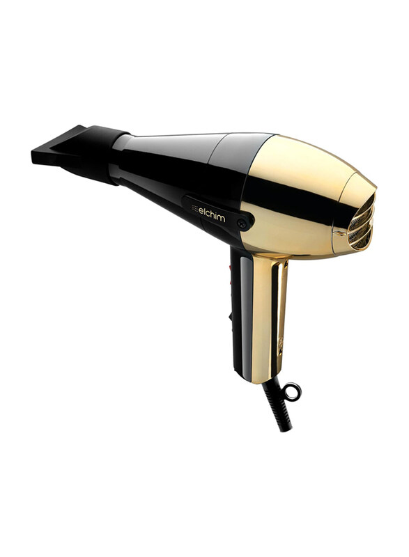 

Elchim Hand Mod 2001 Hair Dryer, Black/Gold