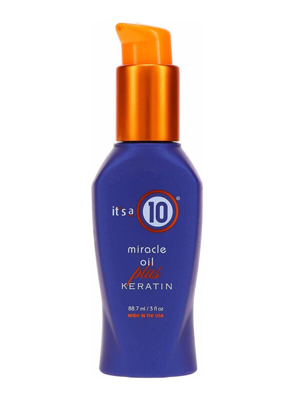 

It's a 10 Haircare Miracle Oil Spry Plus Keratin, 3oz