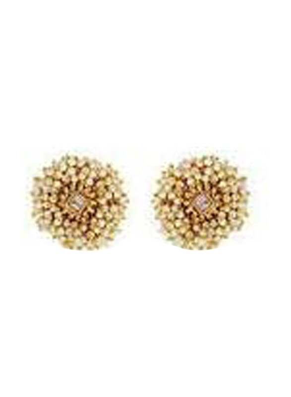 

Caflon Gold Plated Glitterball Fuschia 4.5mm Earring for Women