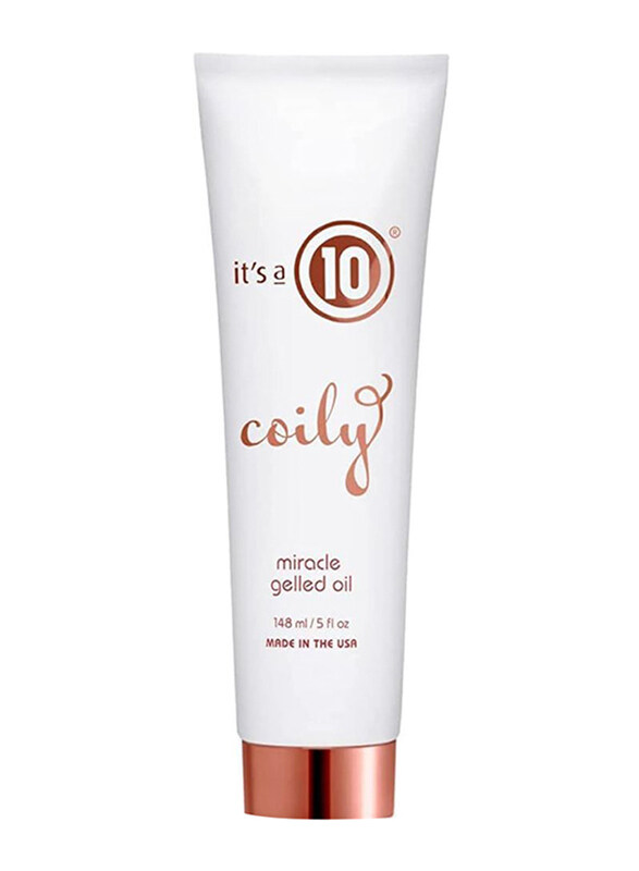 

It's a 10 Haircare Miracle Coily Gelled Oil, 148ml