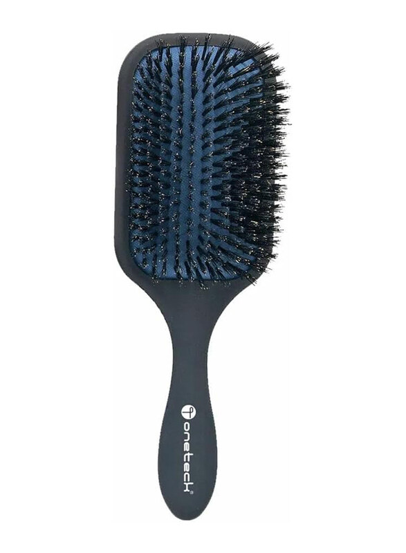 

Onetech 100% Natural Bristles Paddle Hair Brush for All Hair Types,