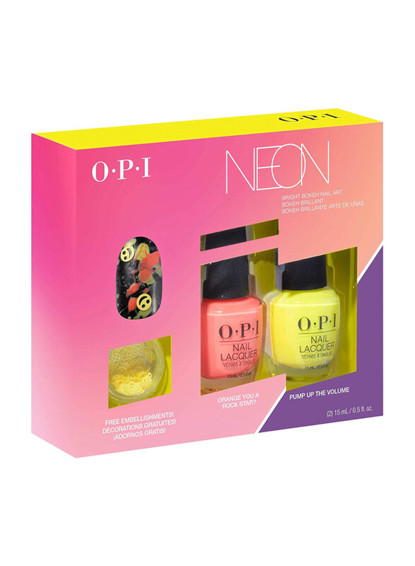 

Opi Pump Neon Nail Polish Pack, Multicolour