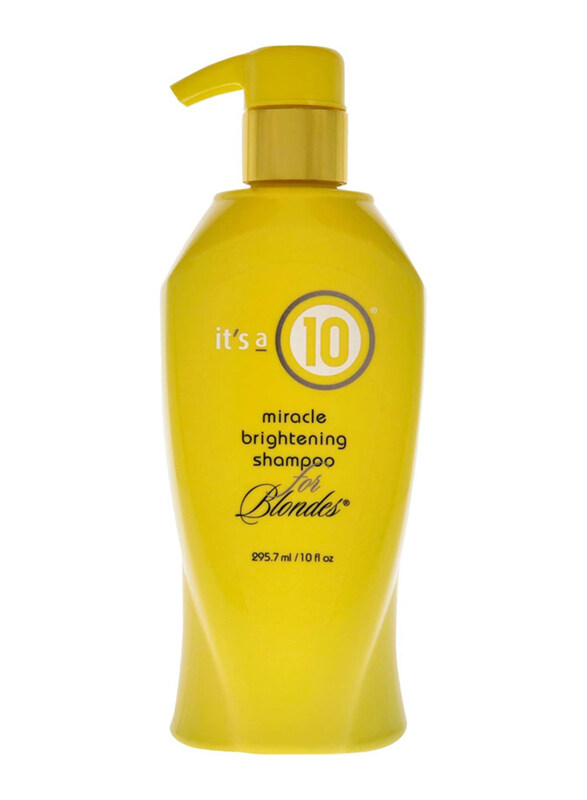 

It's a 10 Haircare Miracle Brighten Shampoo for Blondes, 10oz