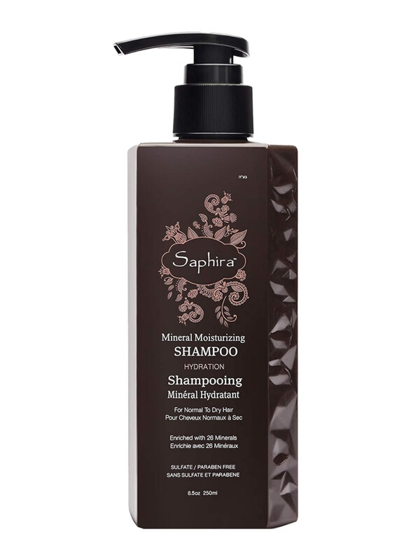 

Saphira Mineral Moisturizing Shampoo for All Hair Types, 250ml, MMS2