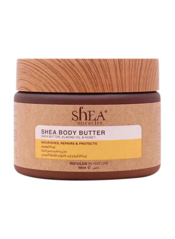 

Shea Miracles Almond Oil & Honey Shea Body Butter, 150ml