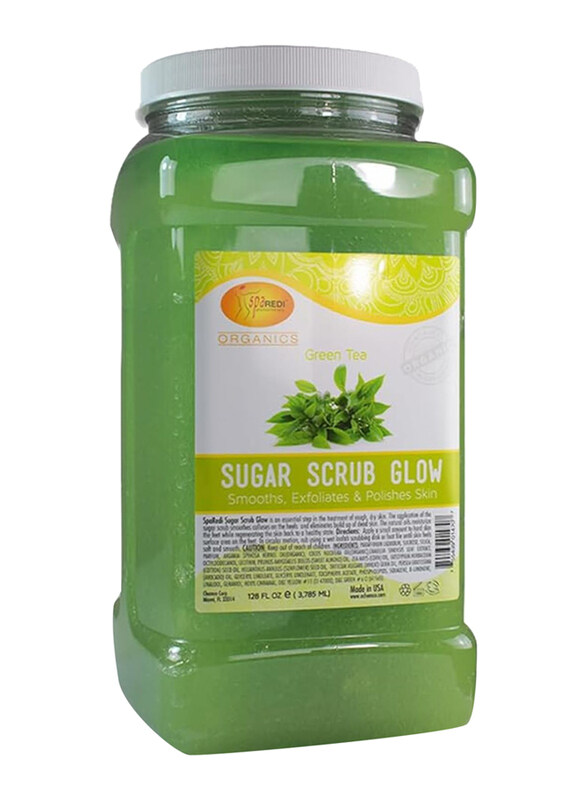 

Sparedi Green Tea Sugar Scrub Glow, 1 Gallon