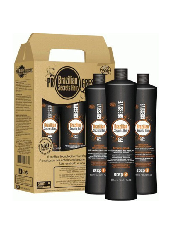 

Brazilian Secrets Hair Progressive Kit, 3 x 500ml
