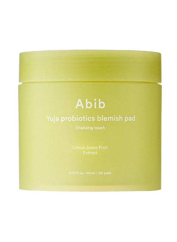 

Abib Yuja Probiotics Vitalizing Touch Blemish Pad, 60 Pads