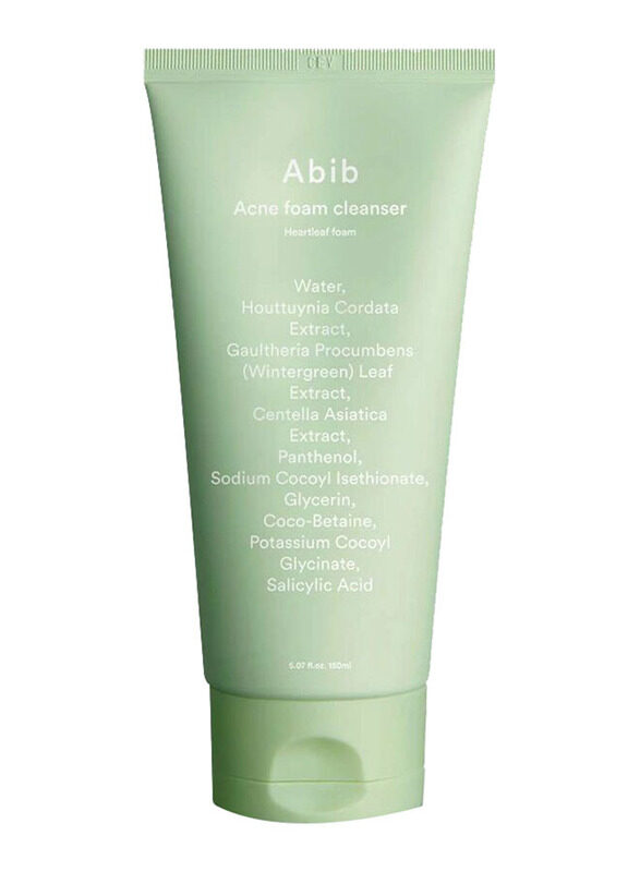 

Abib Heartleaf Acne Foam Cleanser Foam, 150ml