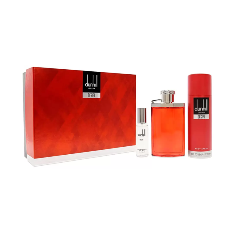 

Dunhill Desire Red Eau De Toilette For Him 100Ml 3-Piece Set