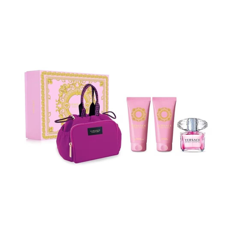 

Versace Bright Crystal Eau De Toilette 90Ml 4-Piece Gift Set