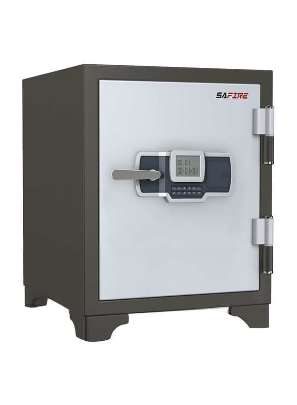 

Safire Digital & Key Lock Fire Resistant Safe, FR-445 1EL, Charcoal Grey/Light Grey