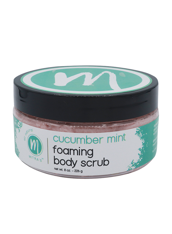 Mitra's Bath & Body Cucumber Mint Foaming Body Scrub, 226gm