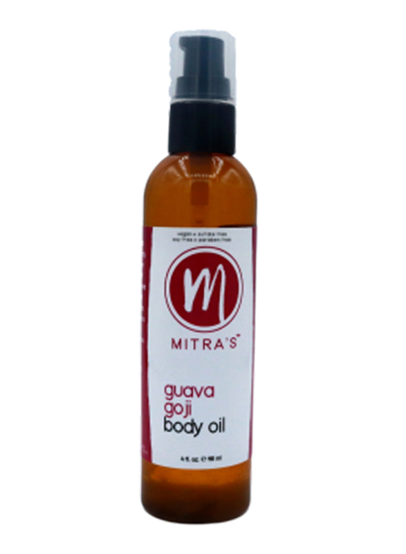 Mitra's Bath & Body Guava Goji Shea Body Oil, 118ml