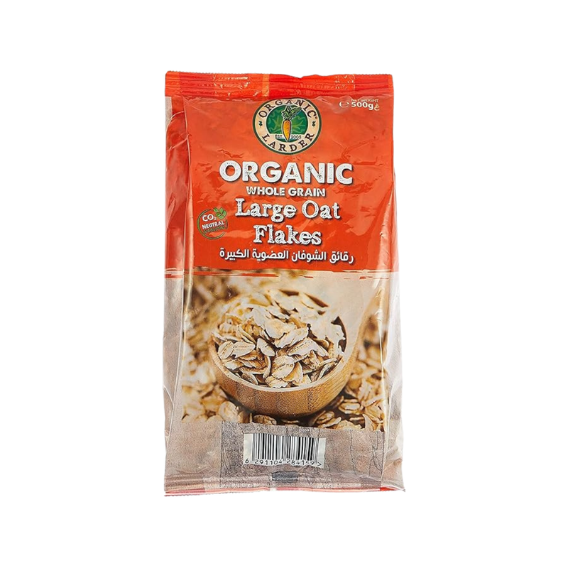 

Azeezia Organic World ORGANIC WHOLE GRAIN LARGE OAT FLAKES 500 G