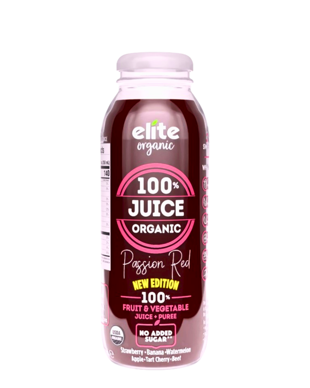 

Elite Organic - Cold Pressed Passion Red Juice Vegan 250 ml