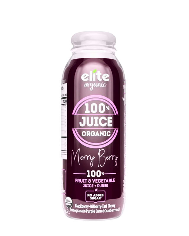 

Elite Organic - Cold Pressed Merry Berry Juice Vegan 250 ml