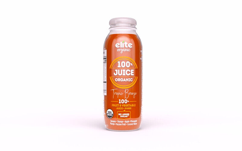 

Elite Organic - Cold Pressed Tropic Breeze Juice Vegan 250 ml