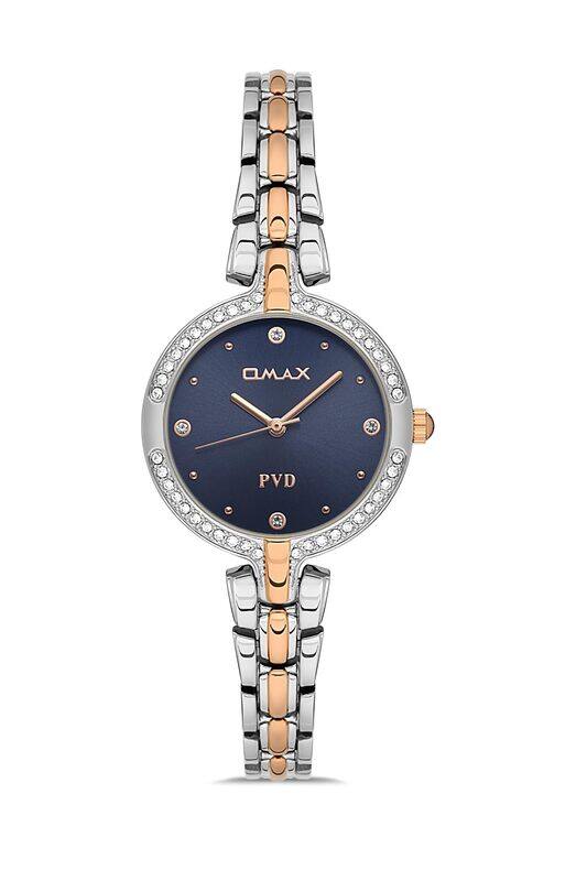 

Omax Original Watches for Women Gold Stainless Steel Strap 31mm Gold Round Shape Analog Wrist Watch Women's 100% Waterproof Formal Business Casual Wea