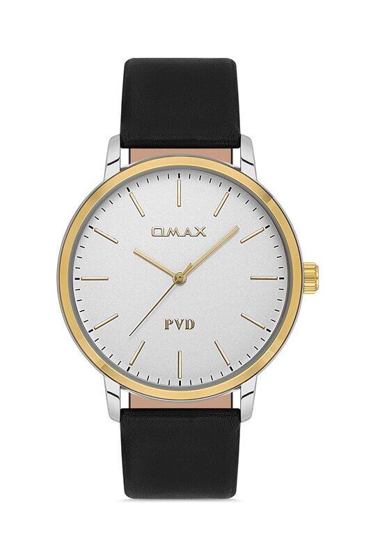 

Omax Original Watches for Men Full Gold Stainless Steel Strap 42mm Black Round Shape Analog Chronograph Wrist Watch For Men's 100% Waterproof Business