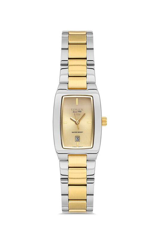 

Omax Original Watches for Women Gold Silver Stainless Steel Classic Strap 41mm Square Shape Date Analog Wrist Watch 100% Waterproof Formal Business Ca