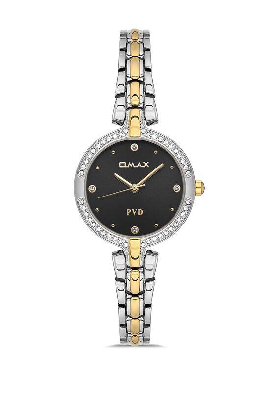 

Omax Original Watches for Women Silver Stainless Classic Strap 31mm White Round Shape Analog Wrist Watch Women 100% Waterproof Business Casual Wear Gi