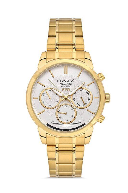 

Omax Original Watches for Women Full Gold Stainless Steel Classic Strap 31mm Round Shape Quartz Analog Wrist Watch For Woman 100% Waterproof Business