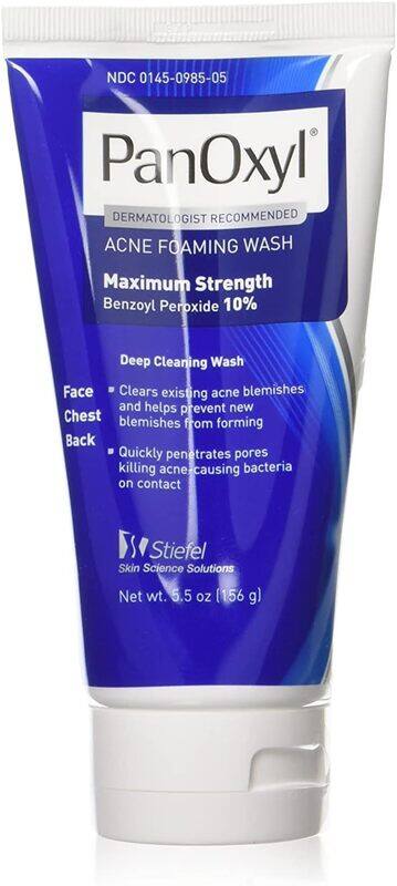 

PanOxyl Foaming Acne Wash Maximum Strength 5.5 oz Brand: PanOxyl