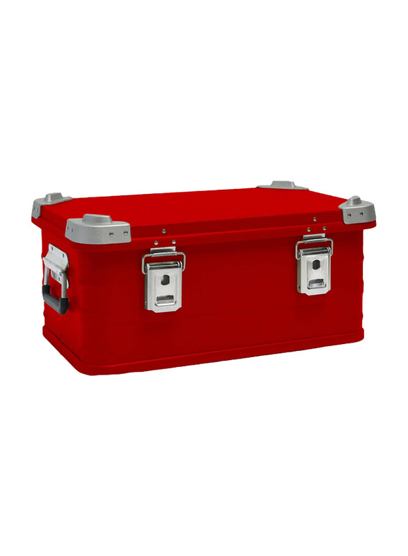 

Manful Aluminium and Magnesium Alloy Camping Storage Box for Cooking and Outdoor Gear Organizer Home Clothes Organizer, X-Large, Red