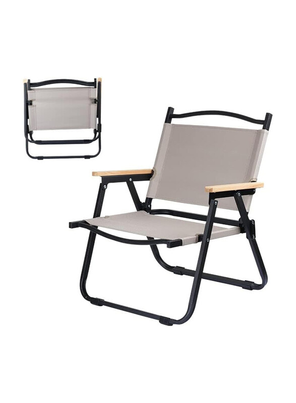

Manful Portable Outdoor Foldable Camping Lightweight Folding Camp Chair for Camping Festivals Garden Caravan Trips Fishing Beach and BBQs, Beige
