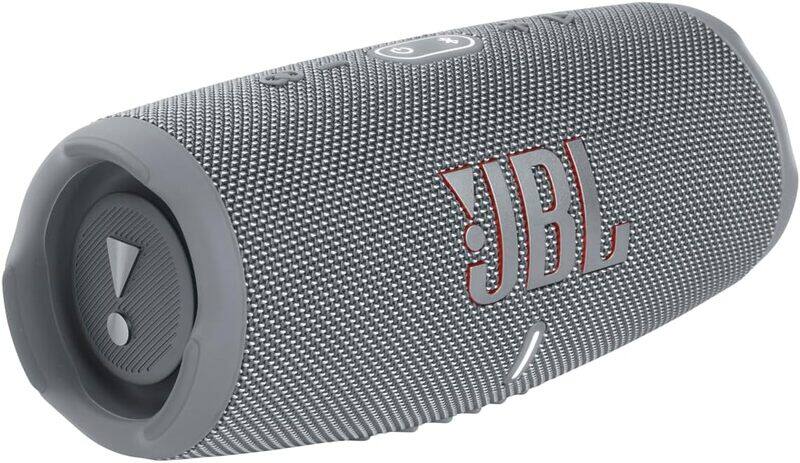 

JBL Charge 5 Portable Speaker- Built-In Powerbank Connect - Gray- JBLCHARGE5GRY- Bluetooth