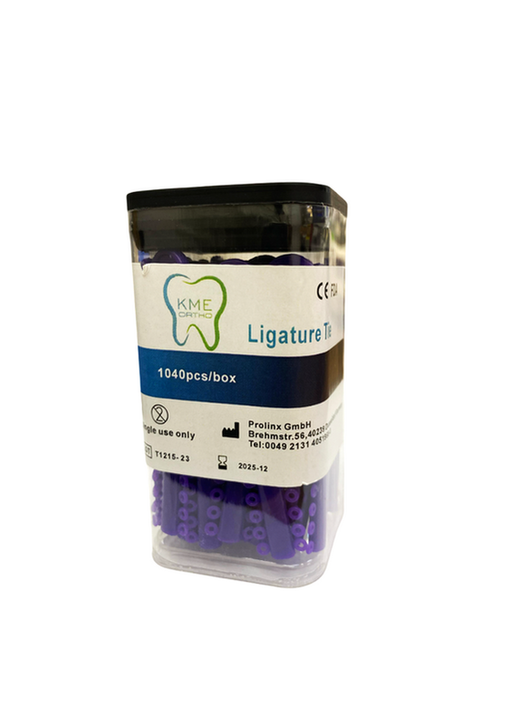 

Kme Ortho Ligature Ties -Violet Color