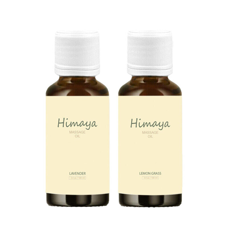 

Himaya Essential Massage Oil Lavender +Lemongrass 100ml, Pack of 2