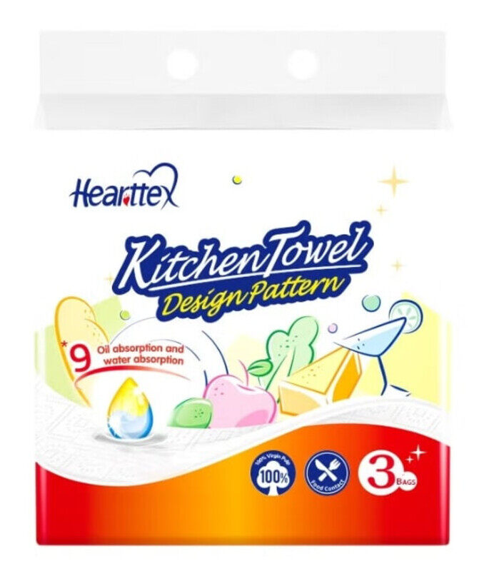 

Hearttex Kitchen Towel Design Pattern, Pack of 3