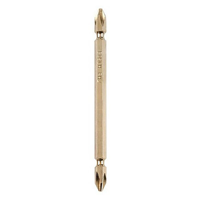 

Screwdriver Bit Double Ended PH2 110mm Gold 10Pcs/Pkt 2608521043 Bosch
