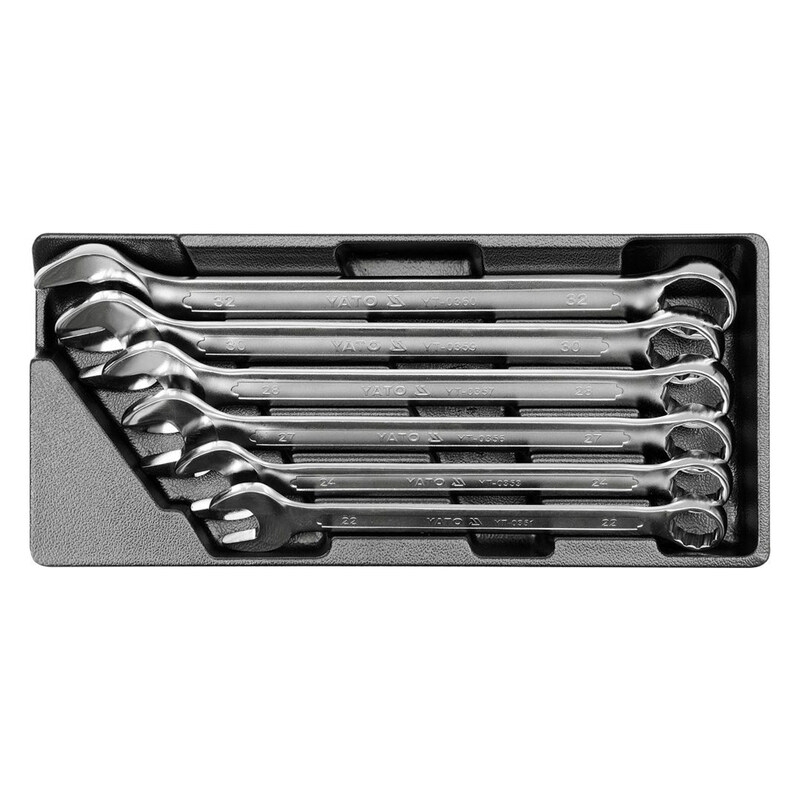 

YATO Drawer Insert With Combinaton Spanners 6 Pcs 22-32mm YT-5532