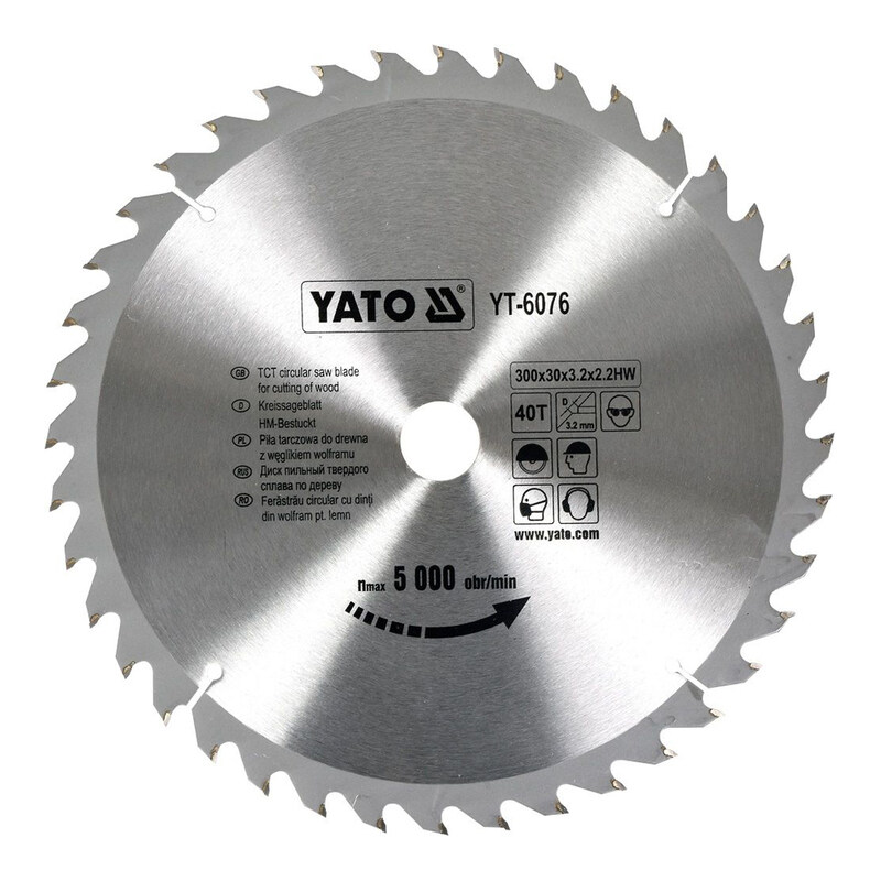 

YATO TCT Circular Saw Blade for Wood 300x30x40T YT-6076