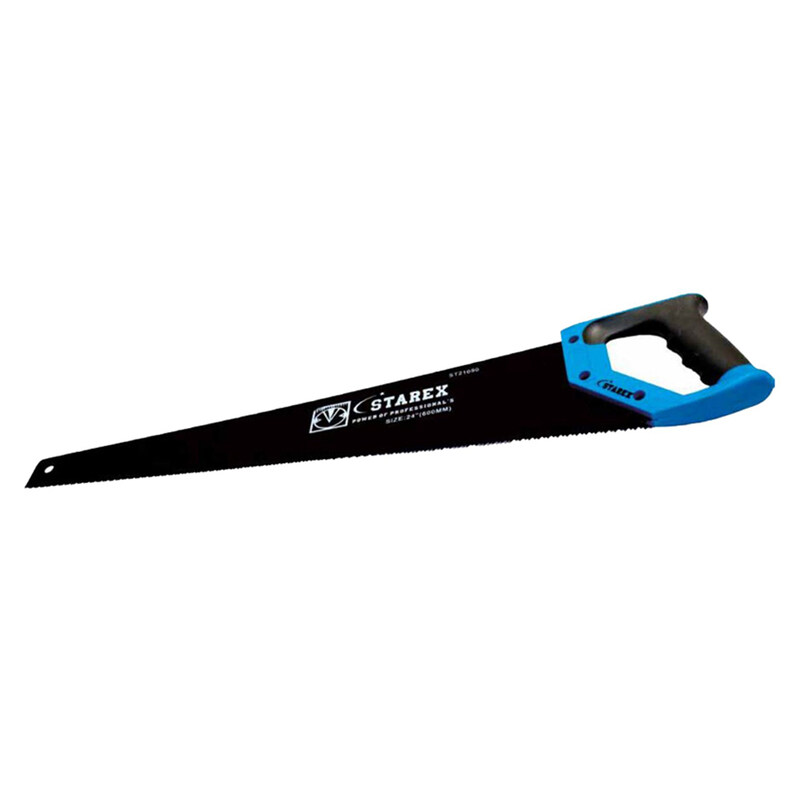 

Starex Handsaw 18" Blue/Grey Plastic Handle Teflon Painted 2-side Grind