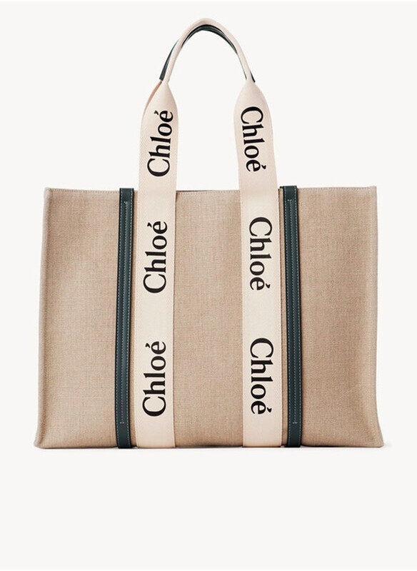 

Chloé Chloe Woody Tote Bag in Linen Large