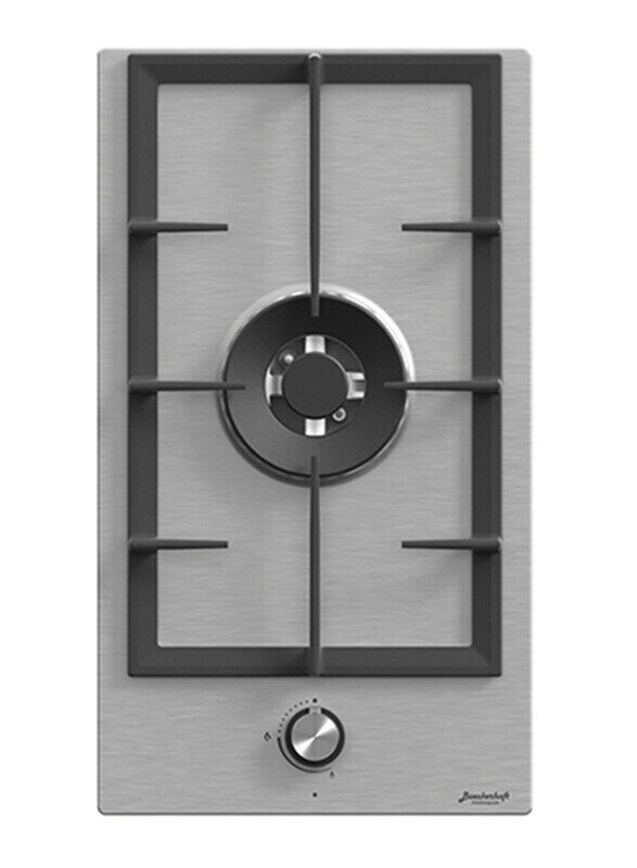 

Baeckerhaft 30cm 1-Burner Built-In Gas Stainless Steel Hobs, Silver, WOK