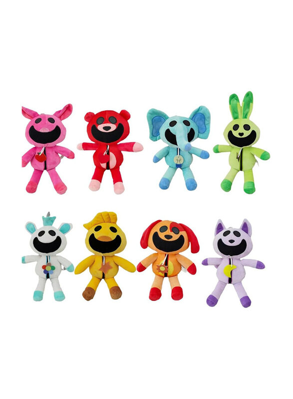 

Generic Smiling Critters Catnap Plush Set, 8 Pieces, Ages 3+