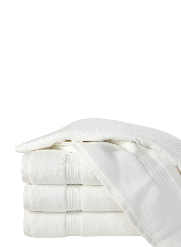

Generic Beytor 100% Cotton Ultra Soft Quick-Dry & Highly Absorbent Luxury Bath Towels, 90 x 180cm+ 70 x 180cm + 50 x 100cm, 3 Piece, White