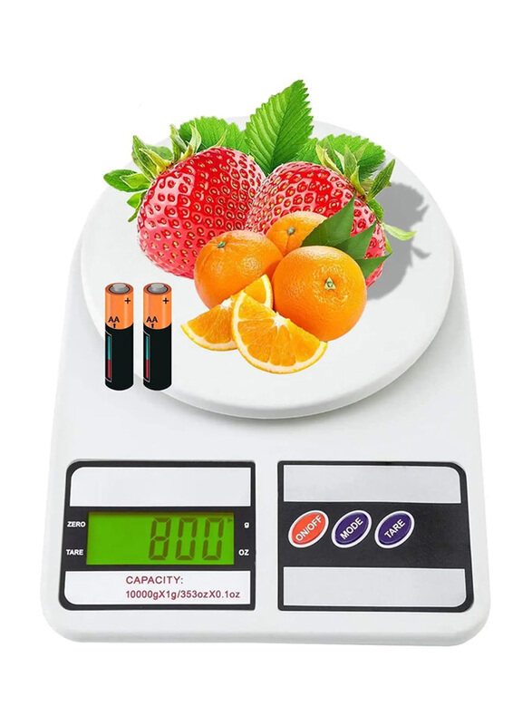 

Radiant Digital Kitchen Food Weighing Scale, SF400/A121, White