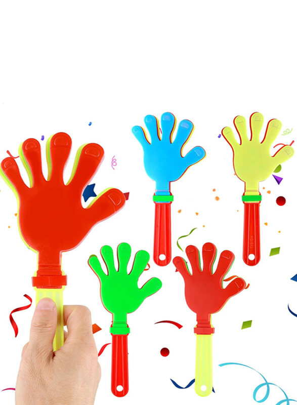 

Prasacco 9 Inch Hand Clappers, 4 Piece, Multicolour