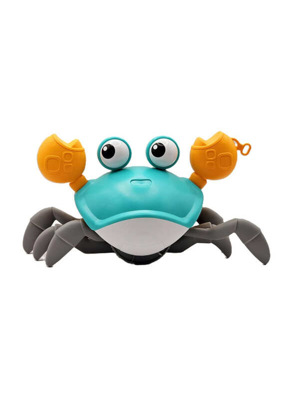

Generic Cute Crab Bath Toy Moving Land and Water Toy With Spring Switch and Pull String, Ages 36+