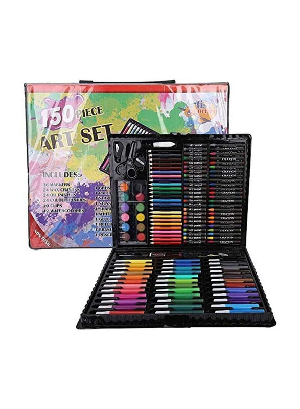 

Innovative Zone 150-Piece Deluxe Art Set, Multicolour
